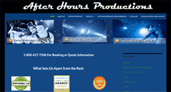 Desktop Screenshot of afterhoursproductions.com